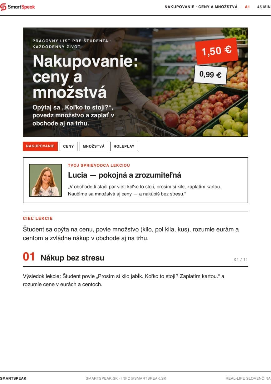 Titulný vizuál lekcie Nakupovanie-ceny a množstvá